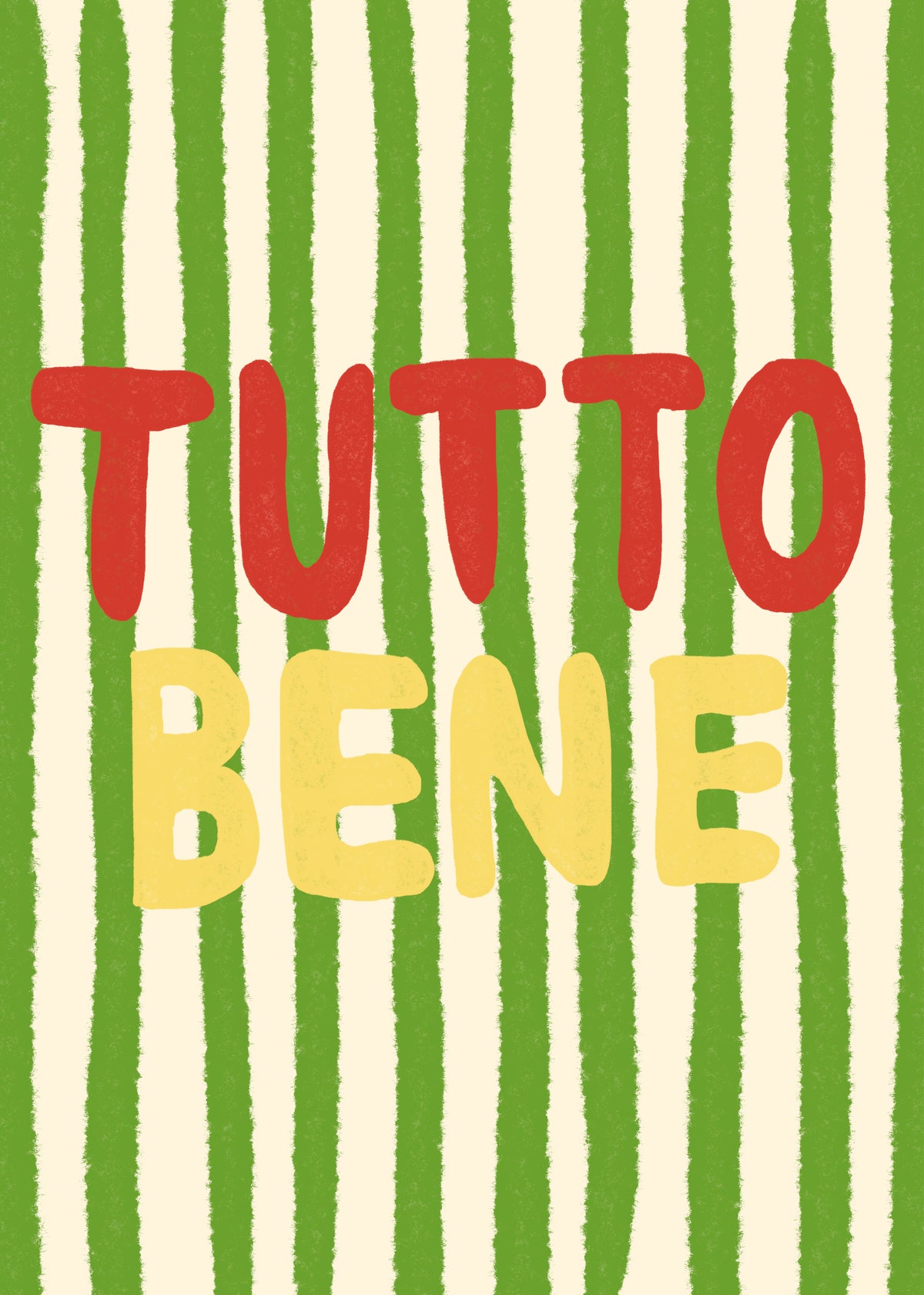 Tutto Bene - Obra sin marco