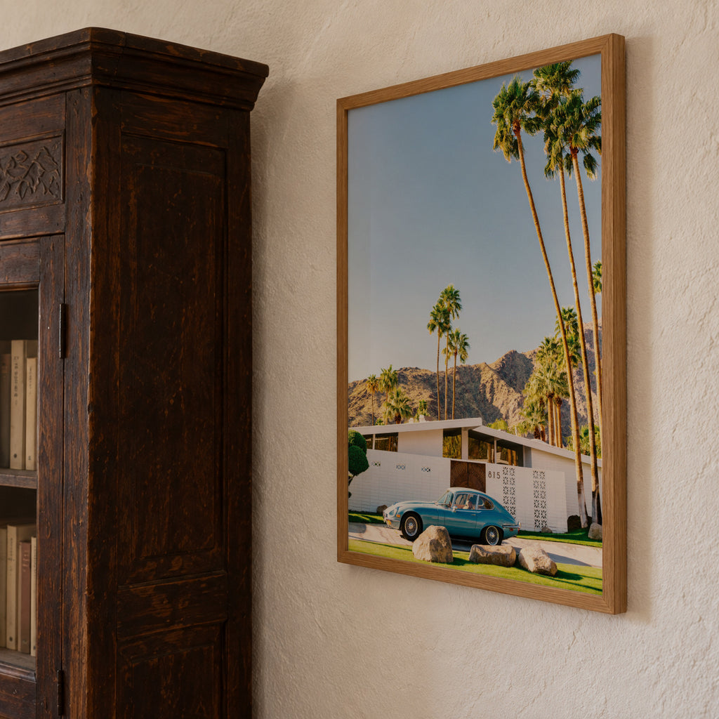 Palm Springs Ride VII - Framed poster detail