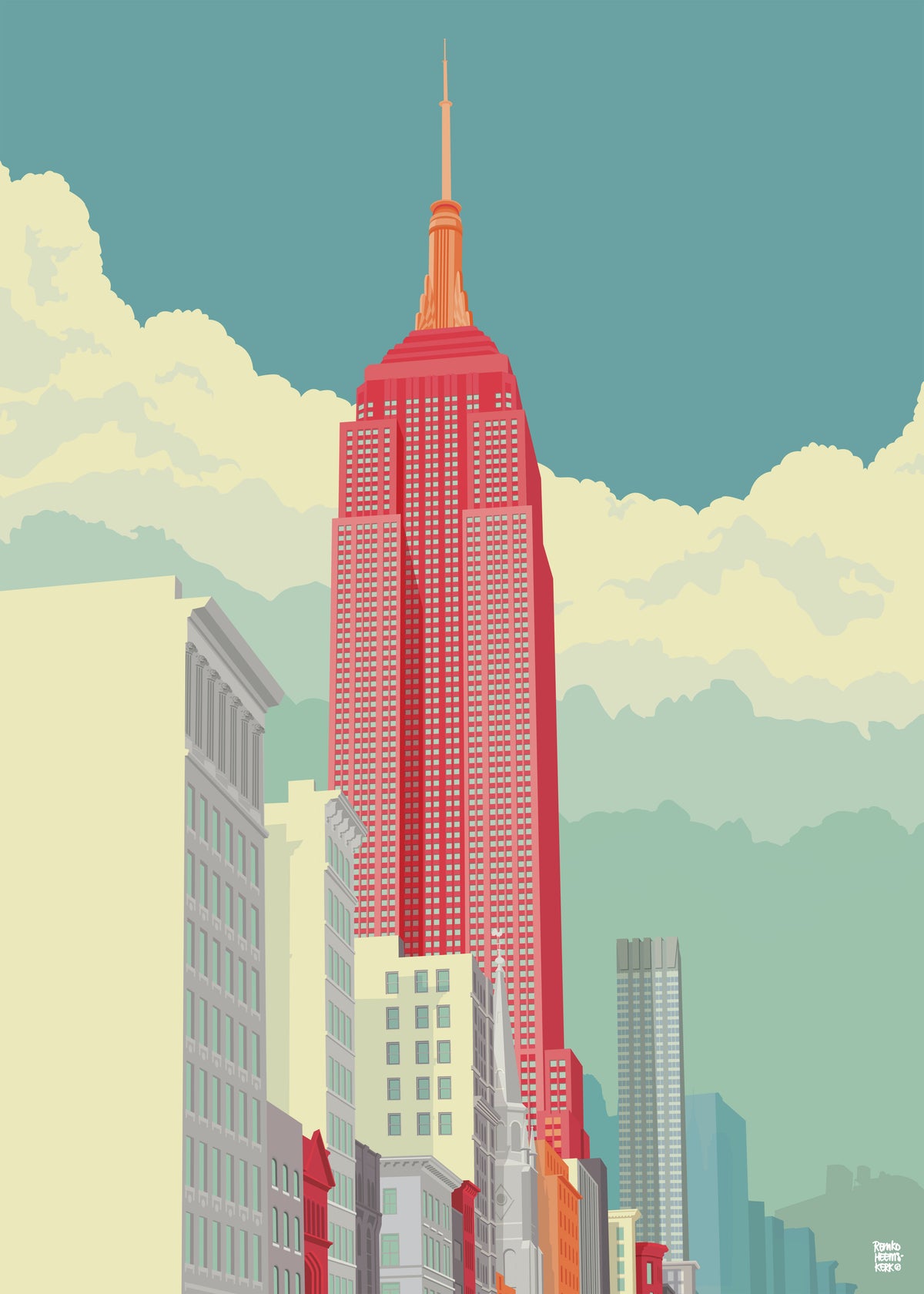 New York 5th Avenue - Unframed art print