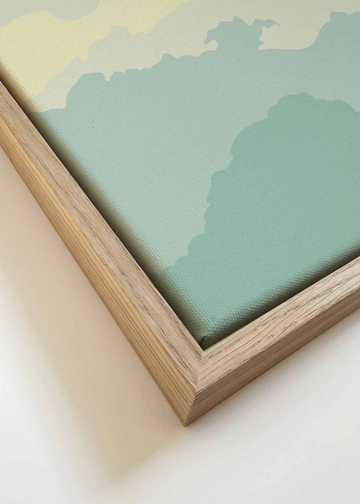 New York Flatiron Building - Framed canvas detail