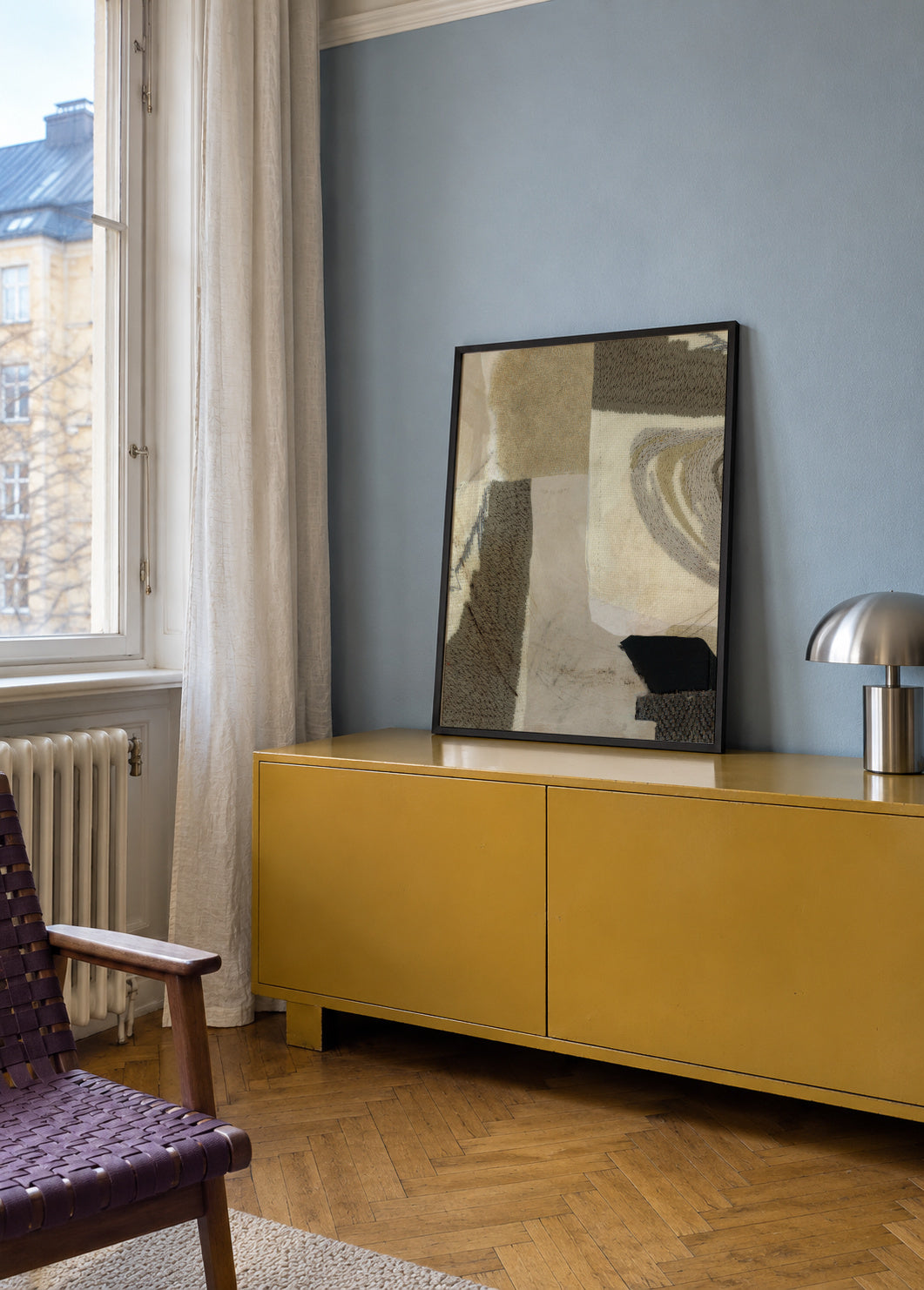 Overlay Abstract - Framed poster in an interior