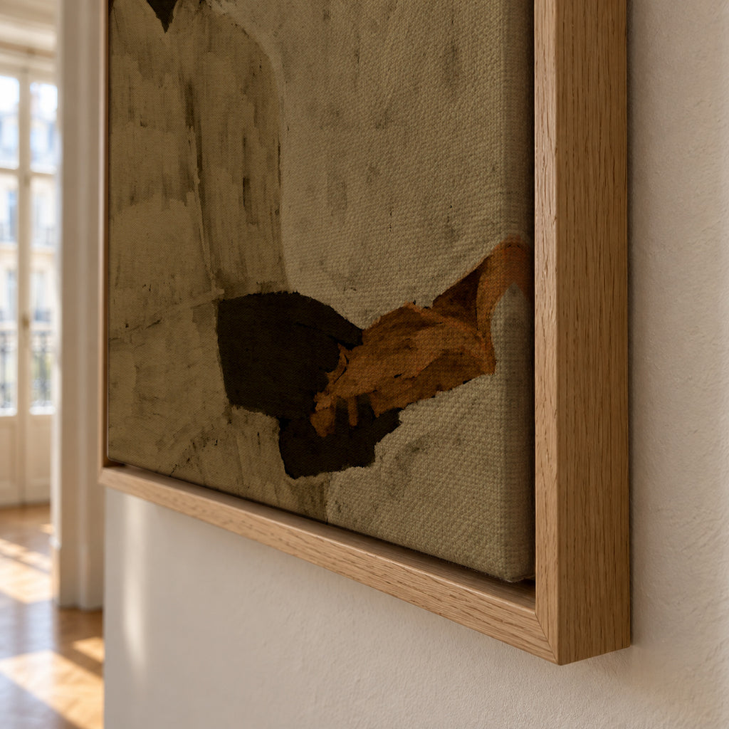 Book lover 2 - Framed canvas detail