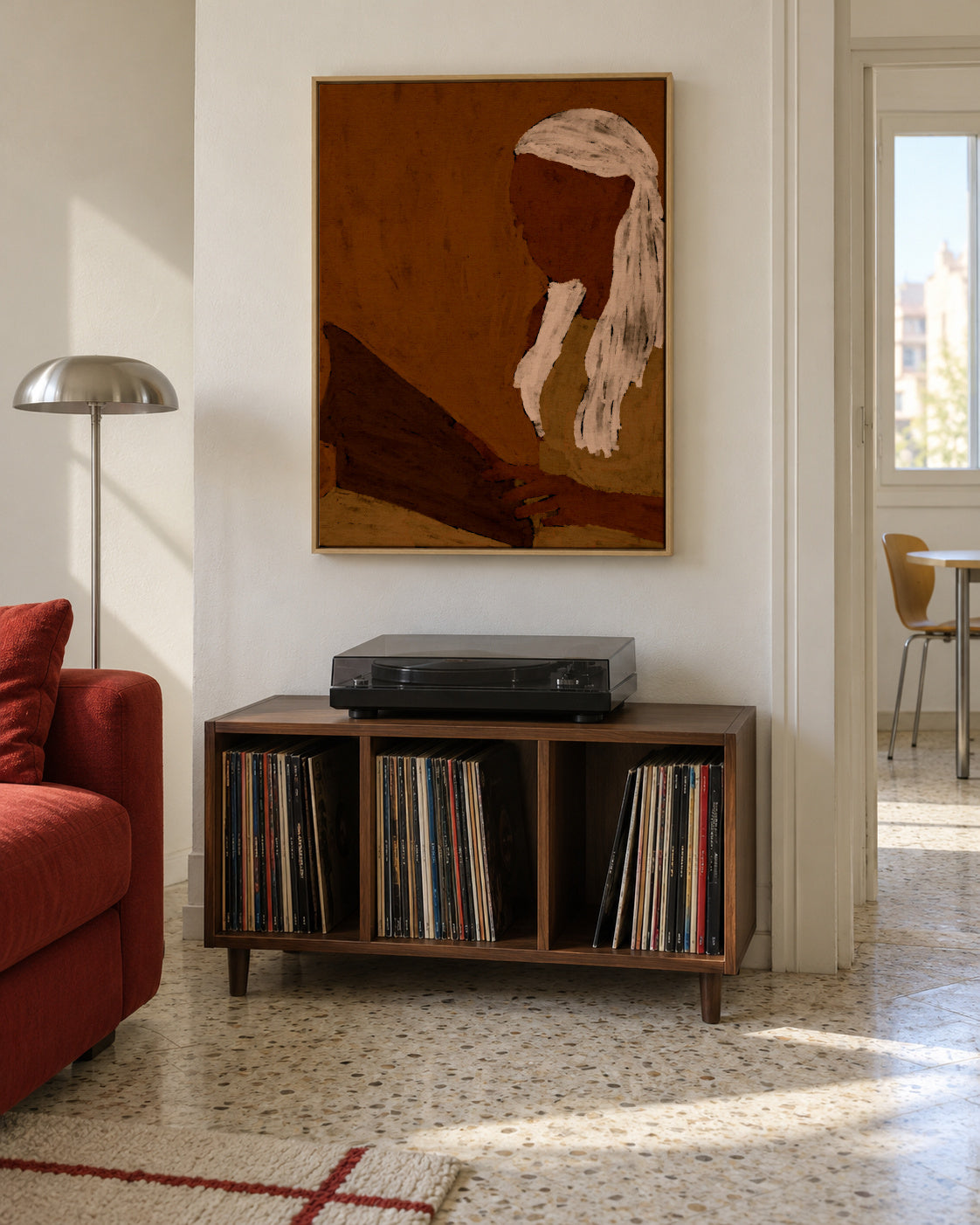Book lover 6 - Framed canvas in an interior