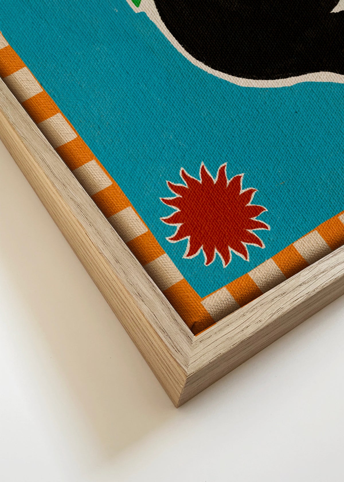 Lush duo 4 - Framed canvas detail