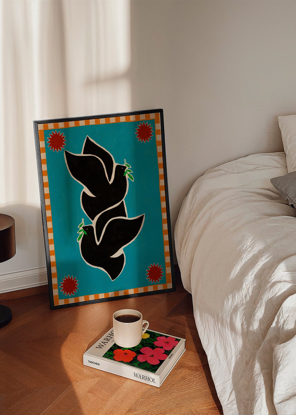 Lush duo 4 - Framed poster in an interior