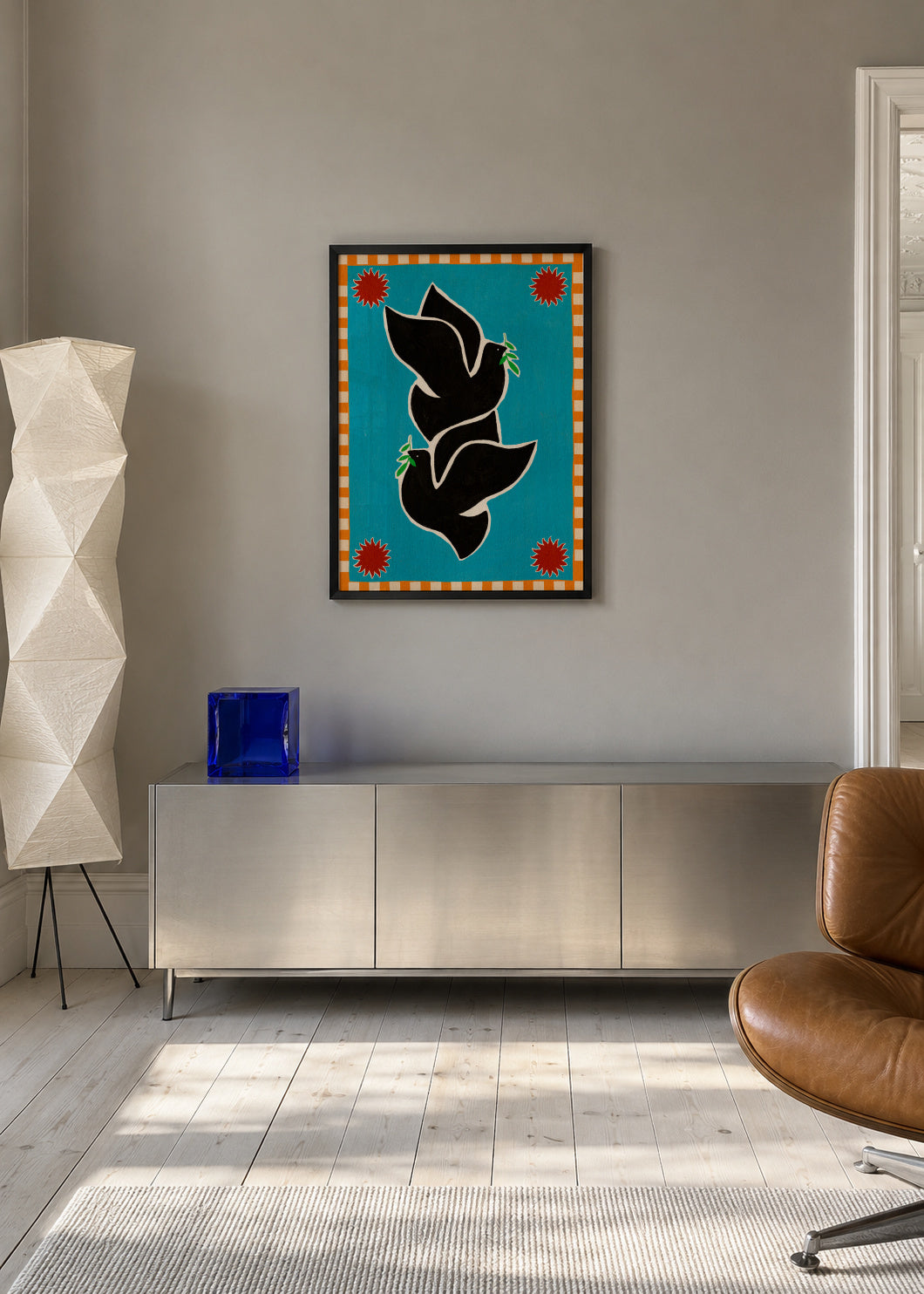 Lush duo 4 - Framed poster in an interior