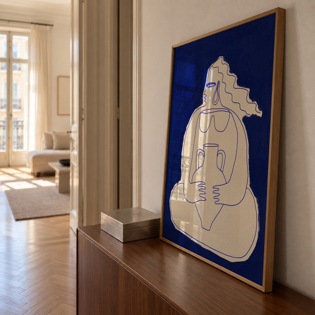 Solitude 2 - Framed poster in an interior