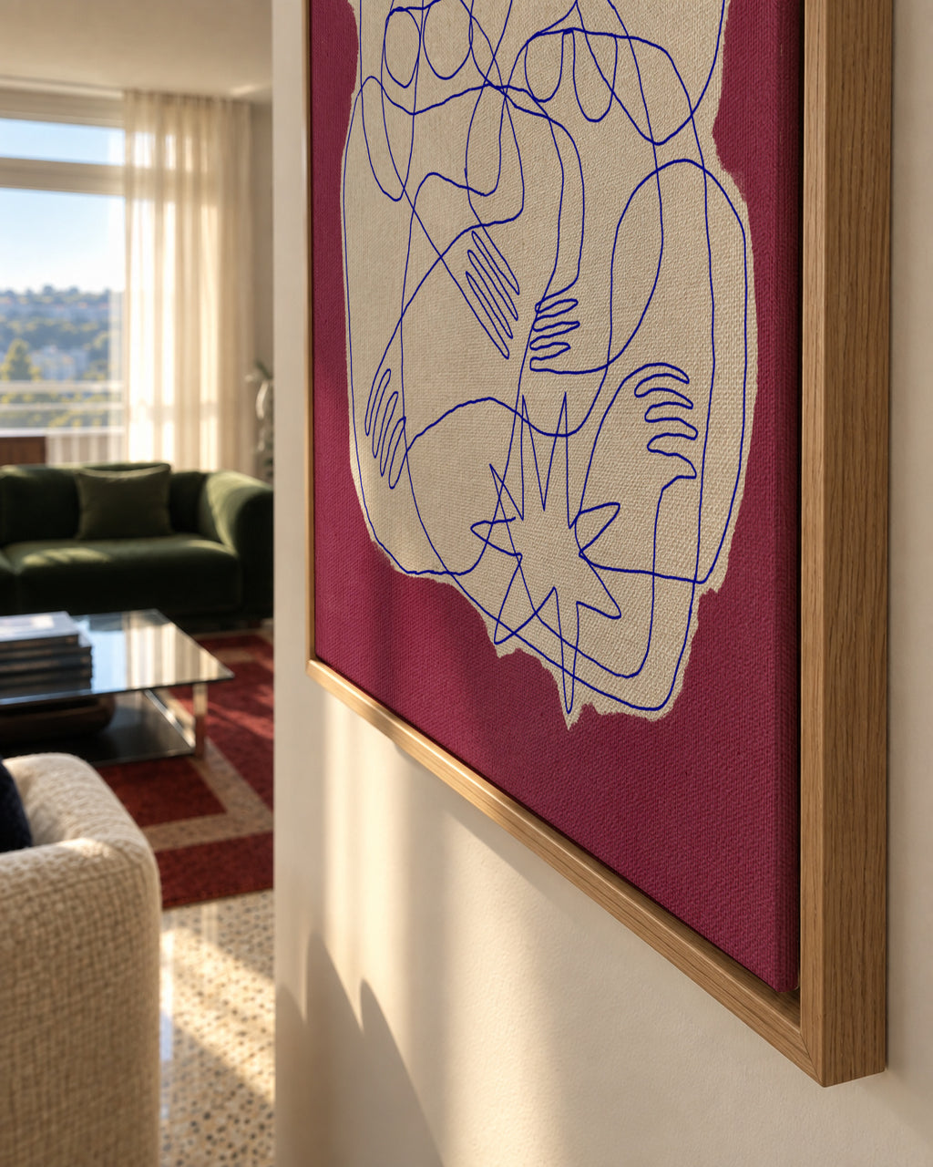 Synergy - Framed canvas detail