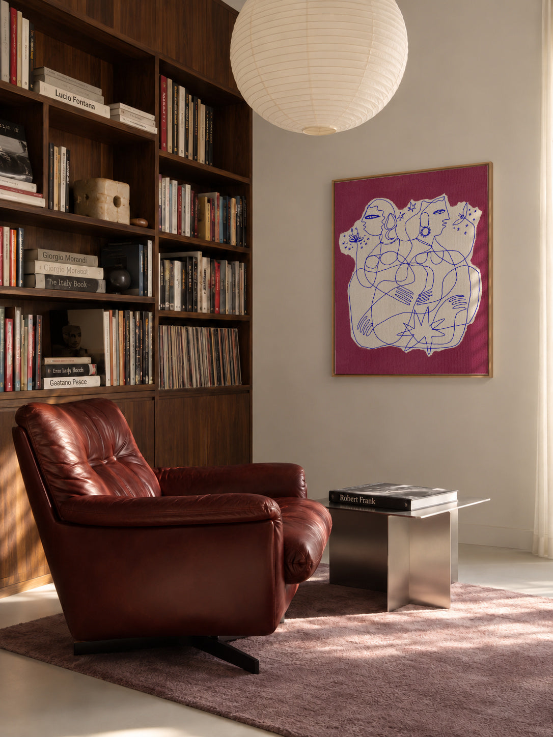 Synergy - Framed canvas in an interior