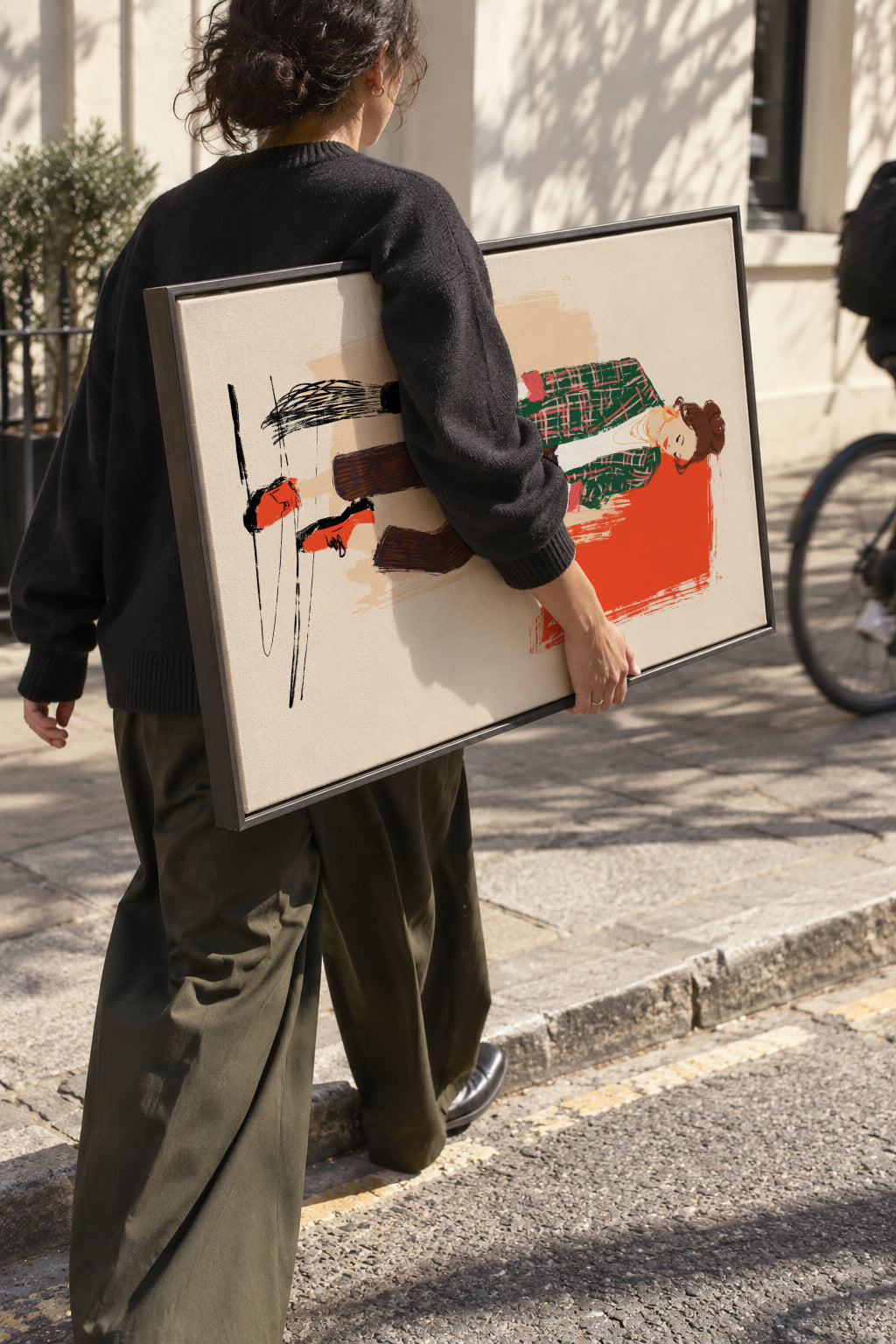 Fashion Style - Framed canvas in an interior