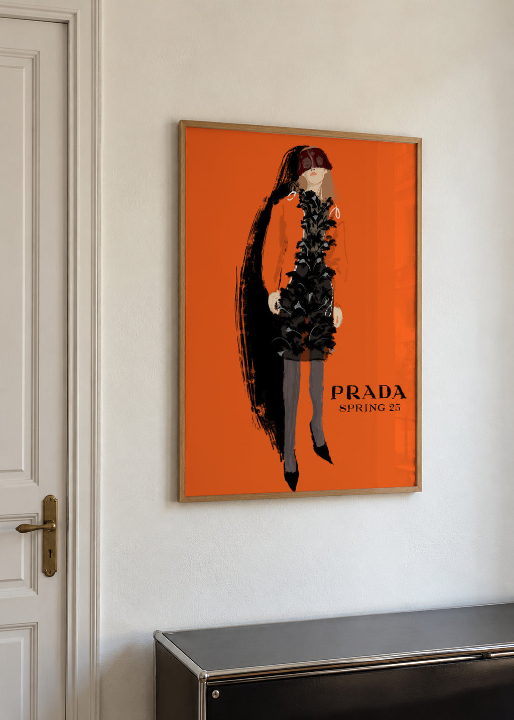 Prada - Framed poster in an interior