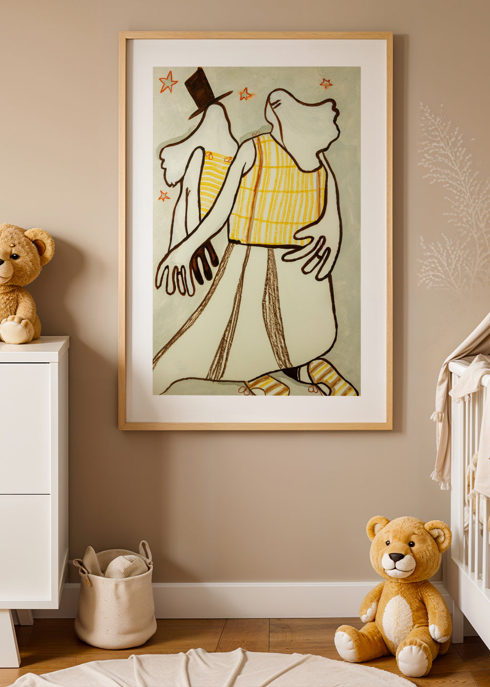 Dancin' - Framed poster in an interior