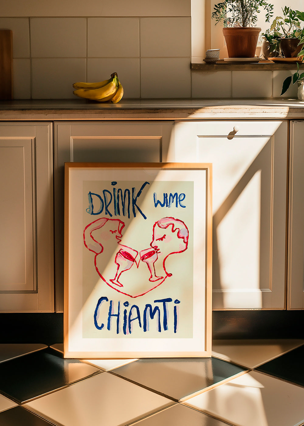 Cuadro de cocina con copas ilustradas – Product3