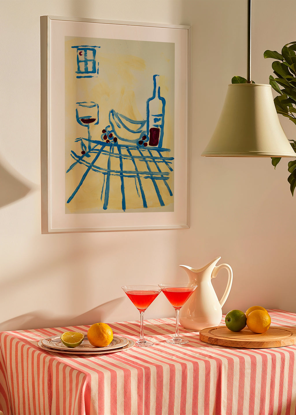 That night - Framed poster in an interior