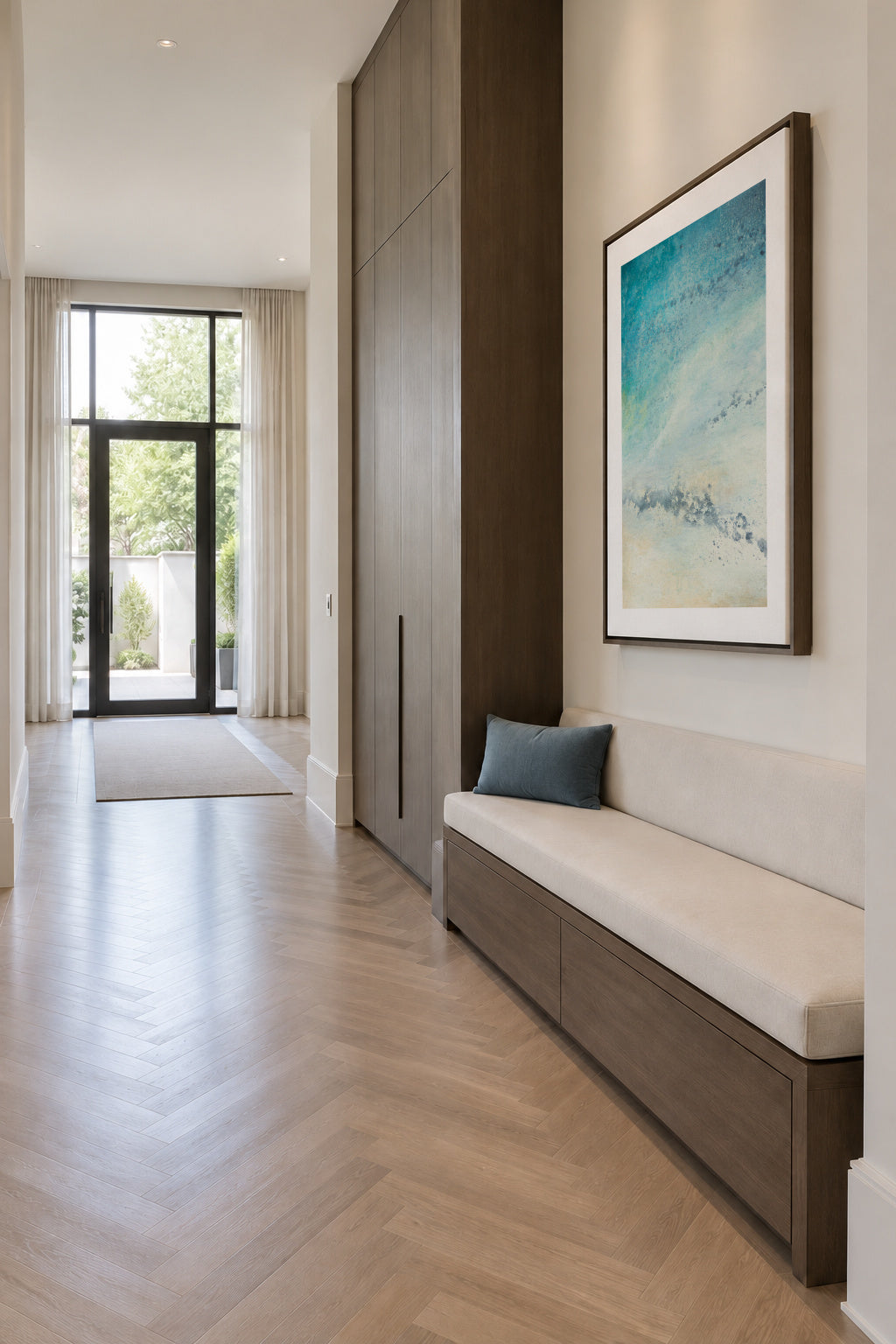 Ibiza - Framed canvas in an interior