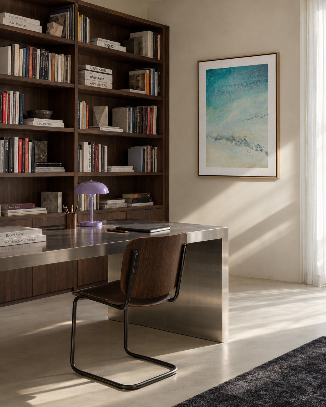 Ibiza - Framed canvas in an interior