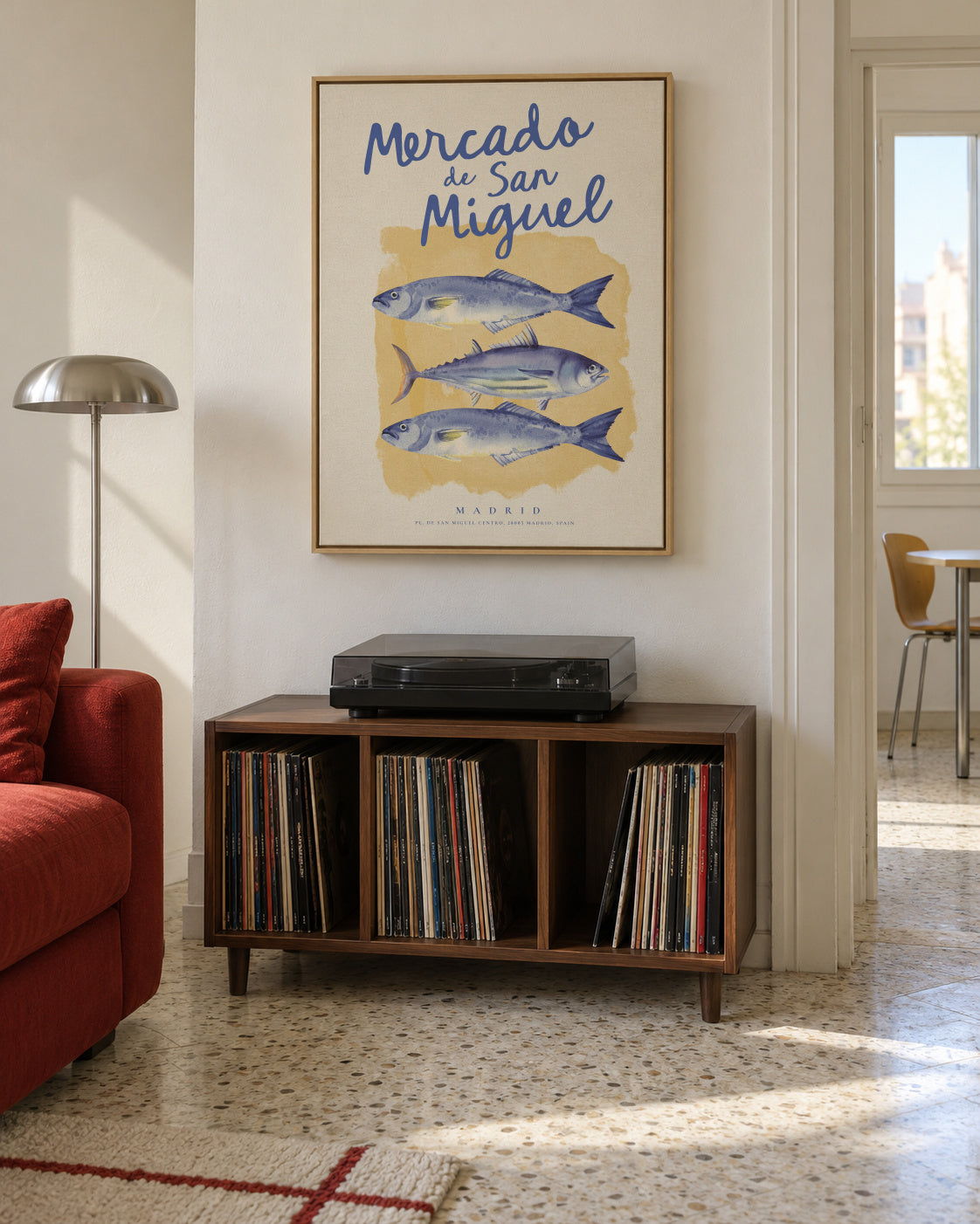 Mercado de San Miguel, Madrid - Framed canvas in an interior