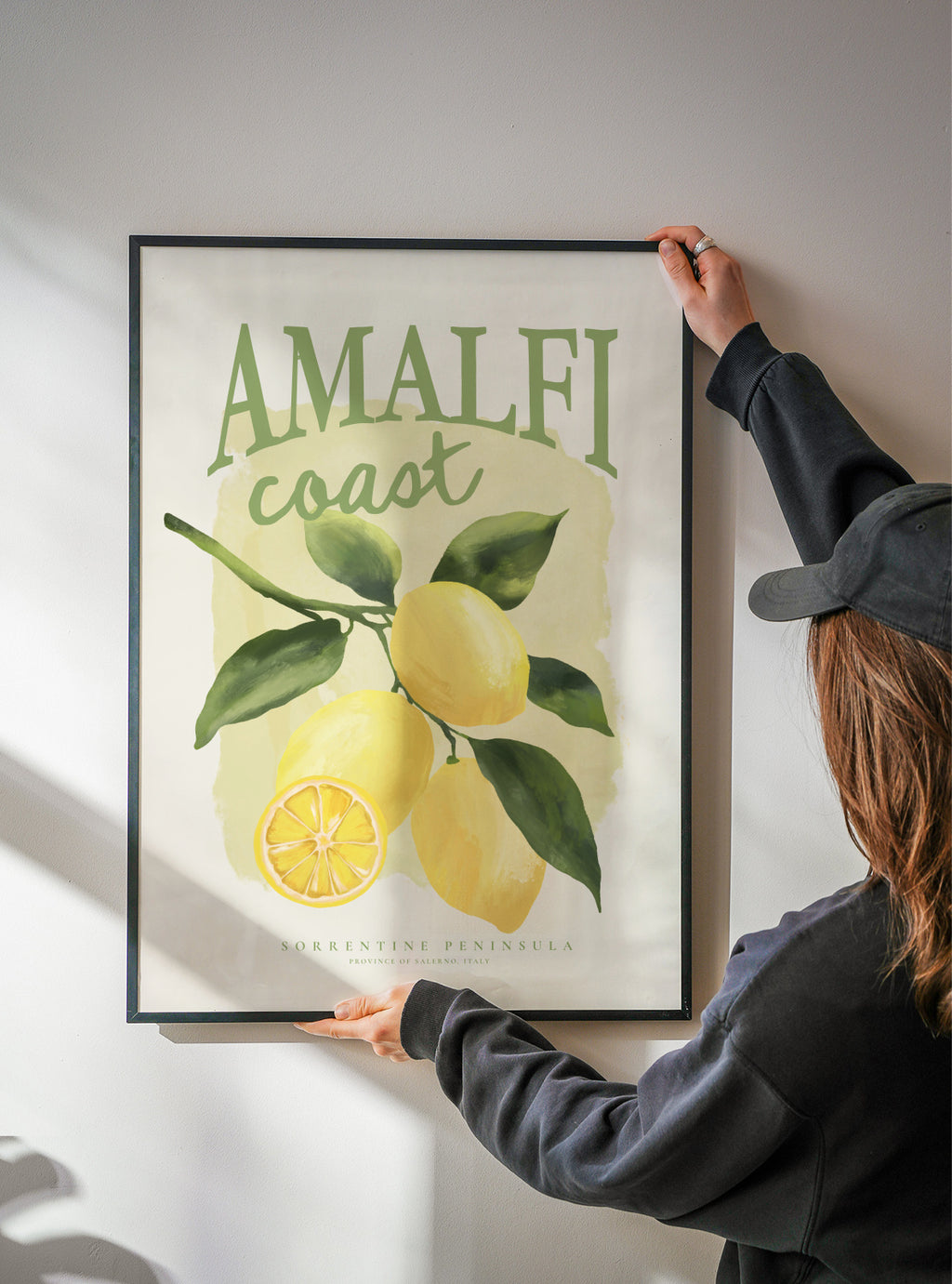 Amalfi Coast - Framed poster detail
