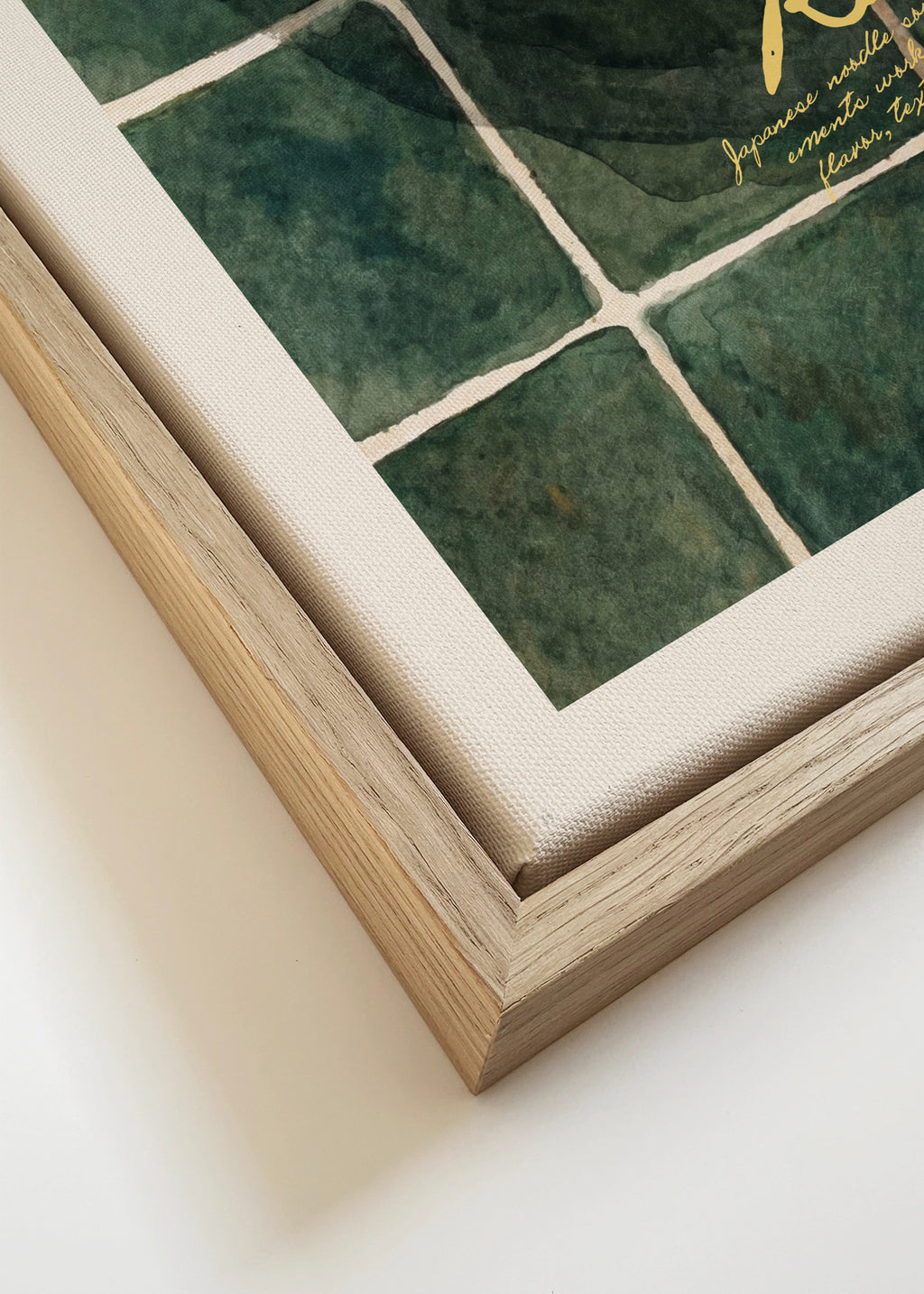 Ramen - Framed canvas detail