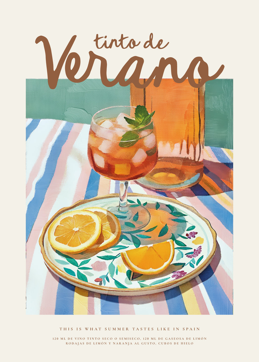 Tinto de Verano - Unframed art print