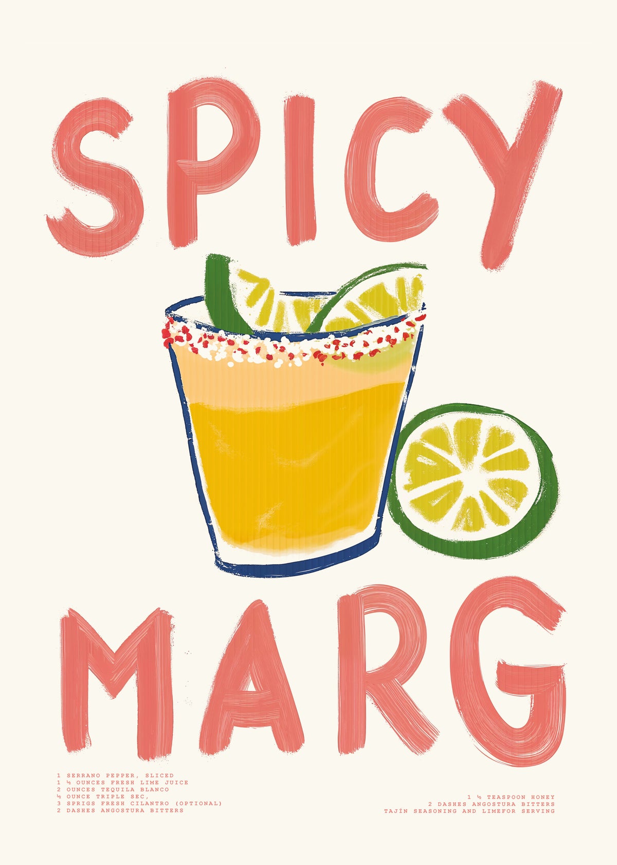 Spicy Marg - Unframed art print