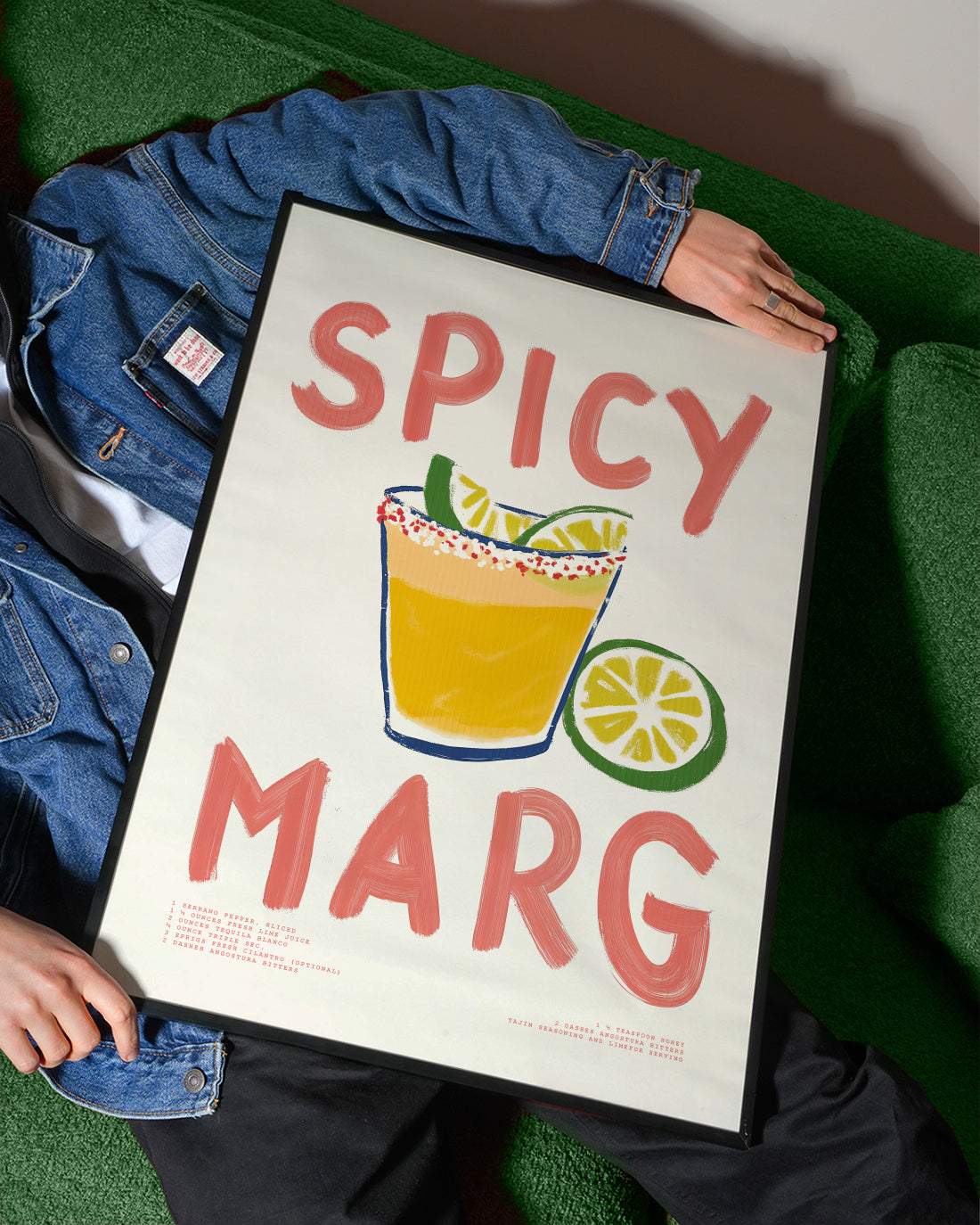 Spicy Marg - Framed poster detail