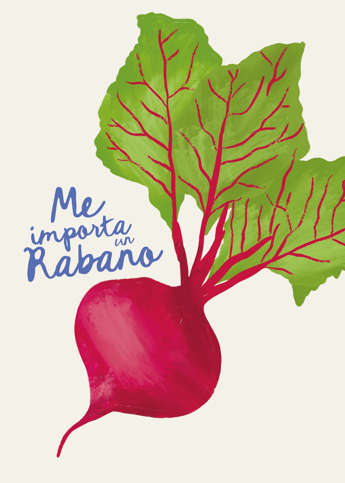 Me Importa un Rabano - Unframed art print
