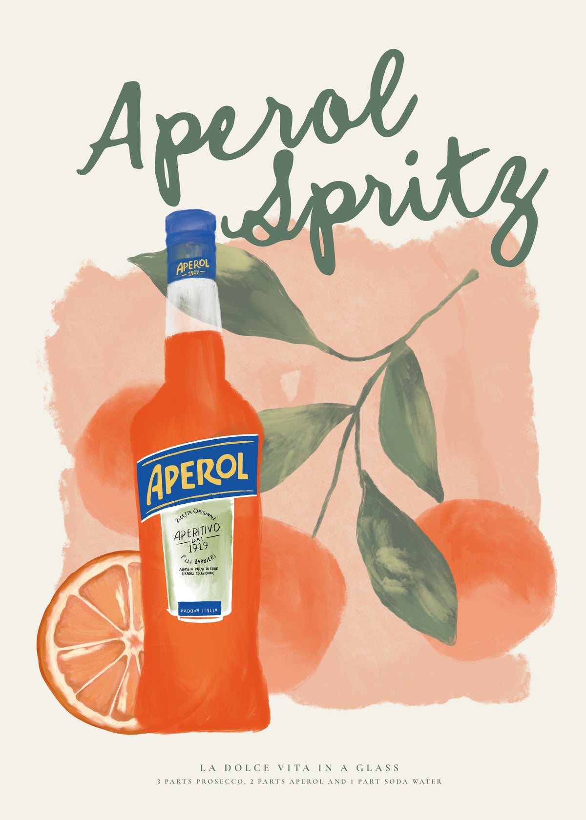 Aperol Spritz: La Dolce Vita in a Glass - Unframed art print