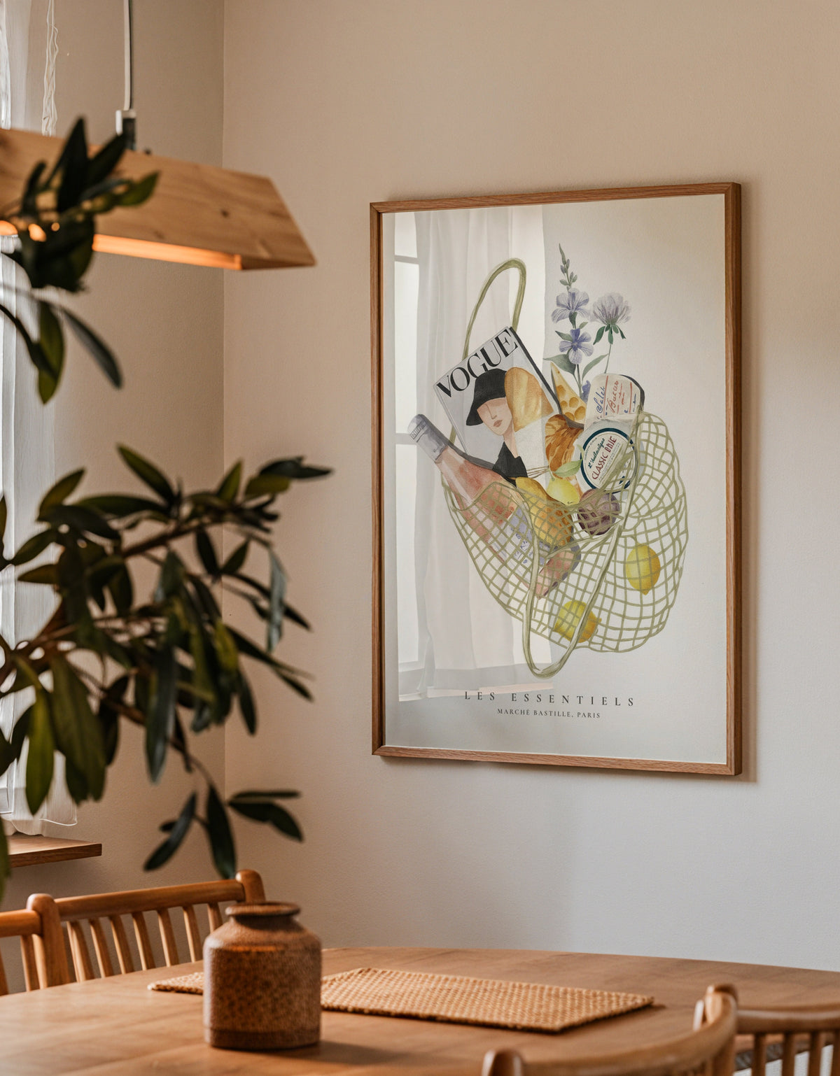 French Essentials - Framed poster detail