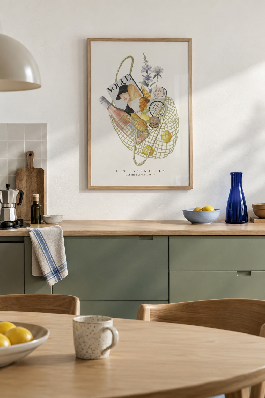 French Essentials - Framed poster in an interior