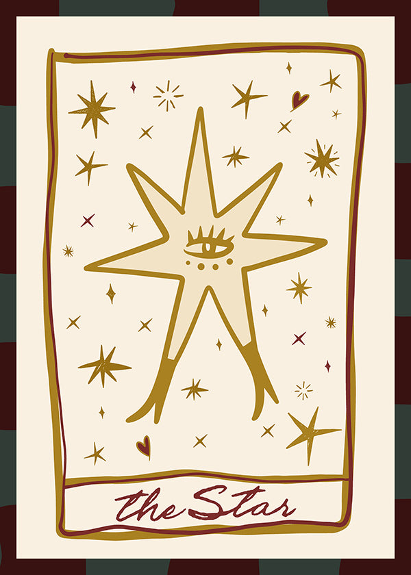 Ilustración: la Estrella mística con ojo central