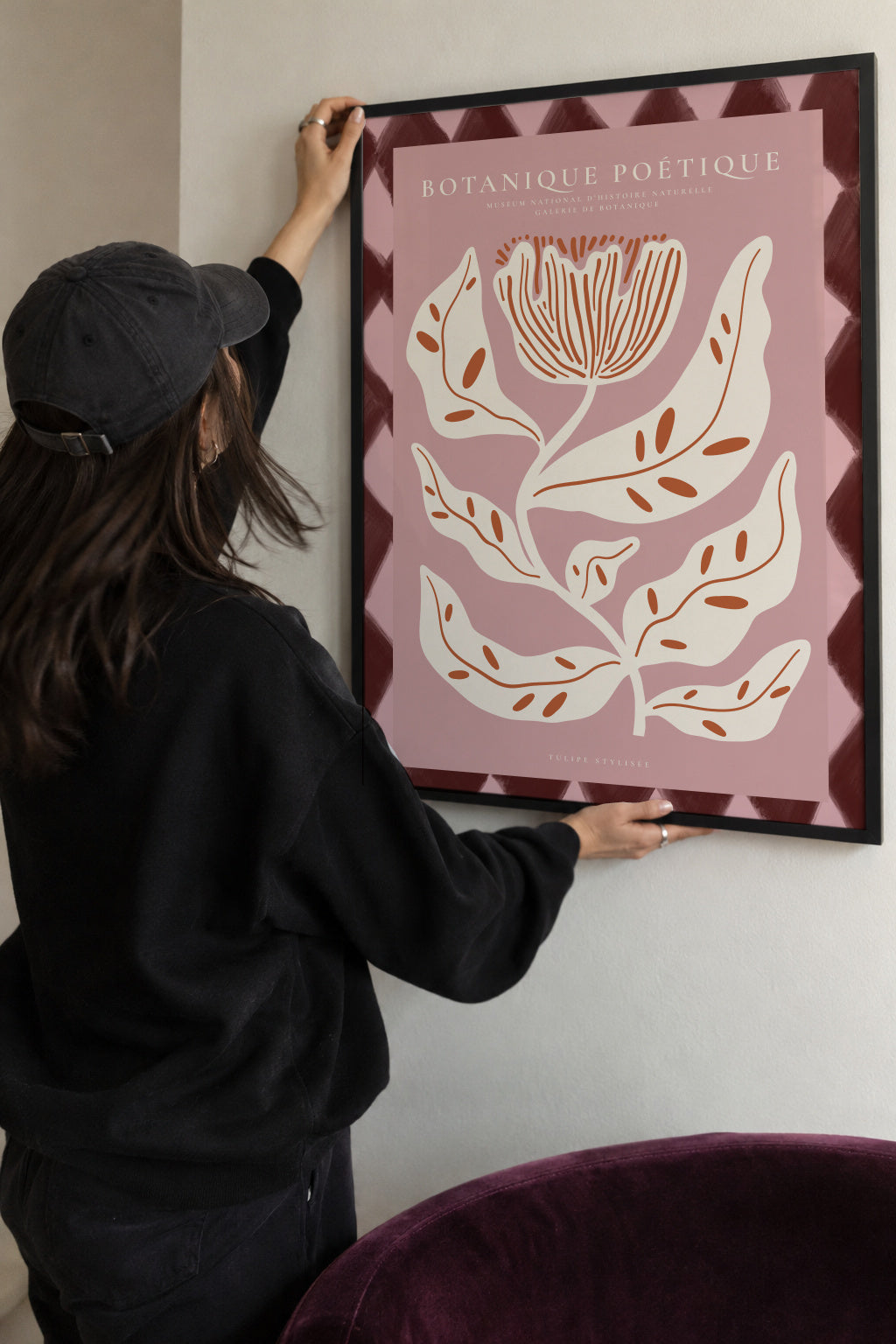 Modern Botanique - Framed poster detail