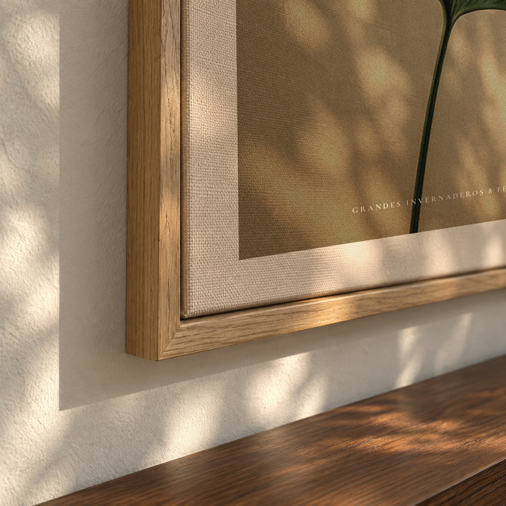 Botanical Reverie - Framed canvas detail