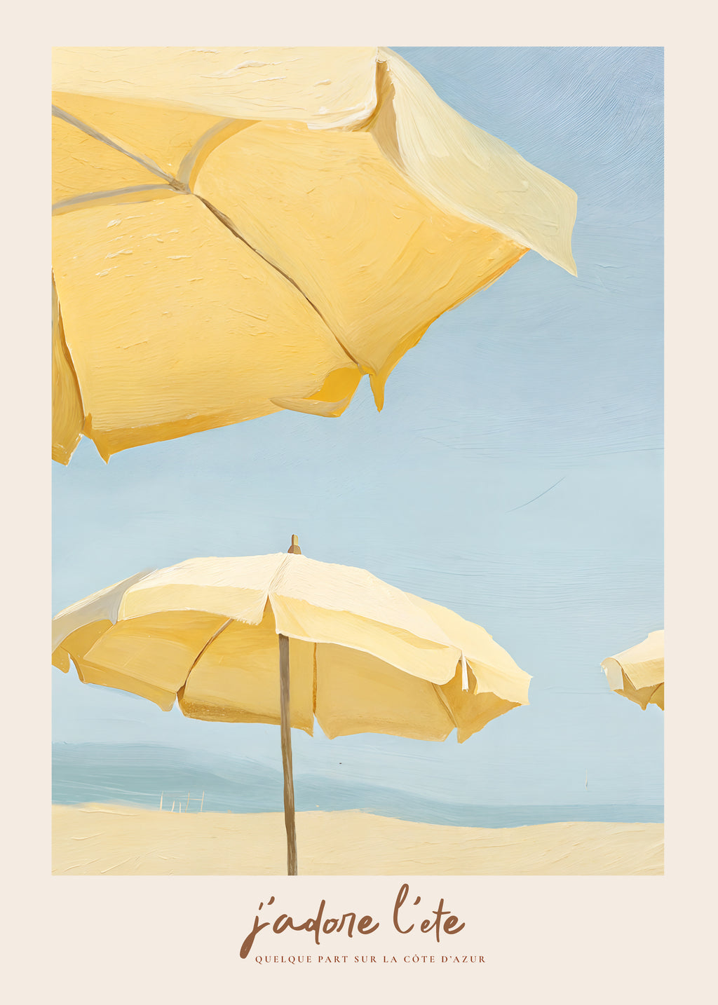 Le été - Unframed art print
