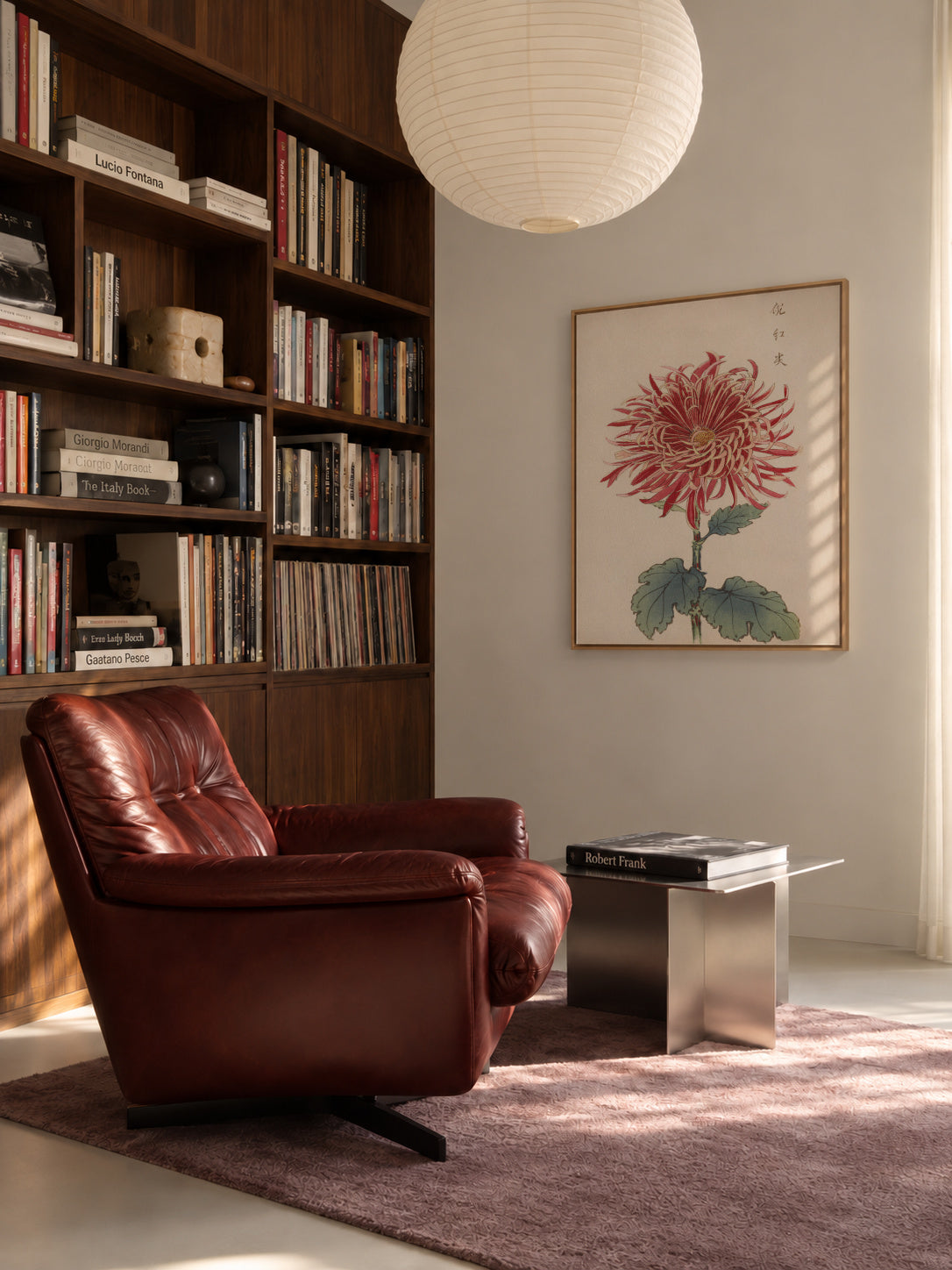 Chrysanthemum by Keika Hasegawa - Framed canvas in an interior
