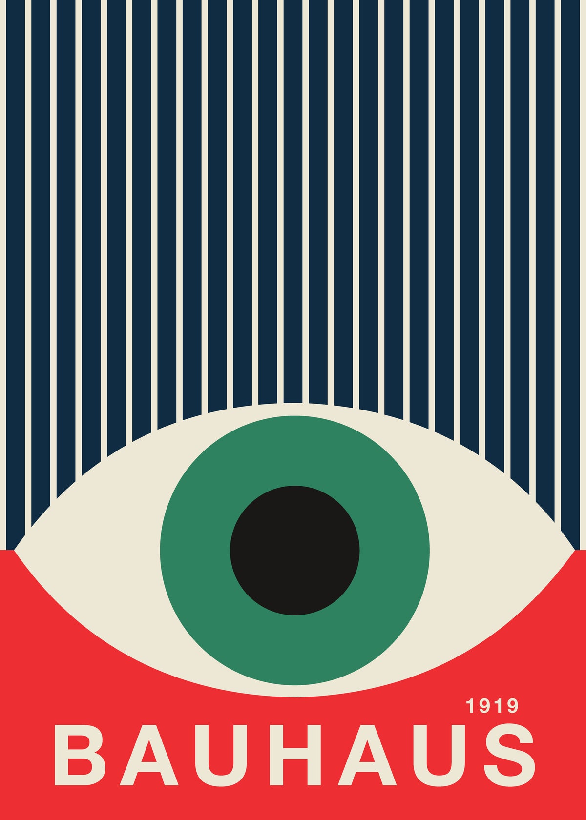 Bauhaur The Green Eye - Unframed art print