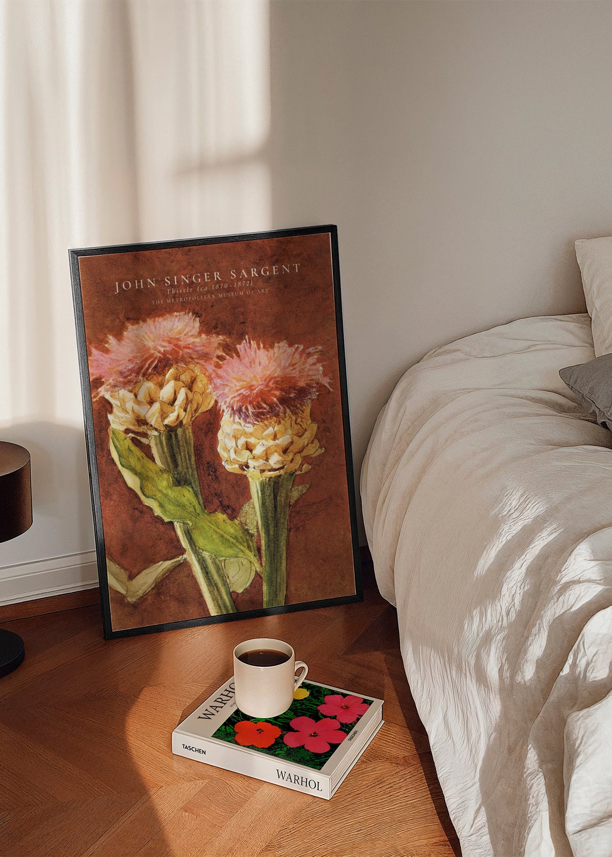 John Singer Sargent Thistle - Framed poster in an interior