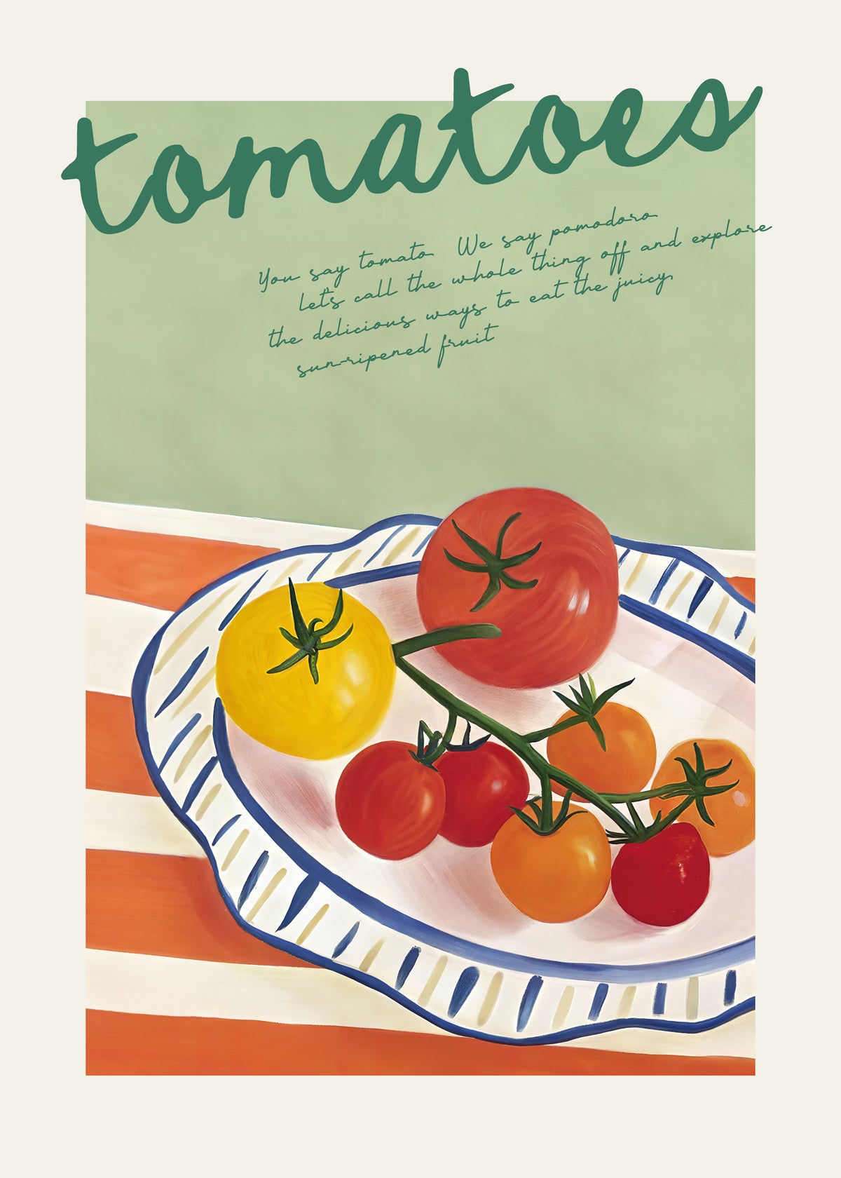 Tomatoes - Unframed art print
