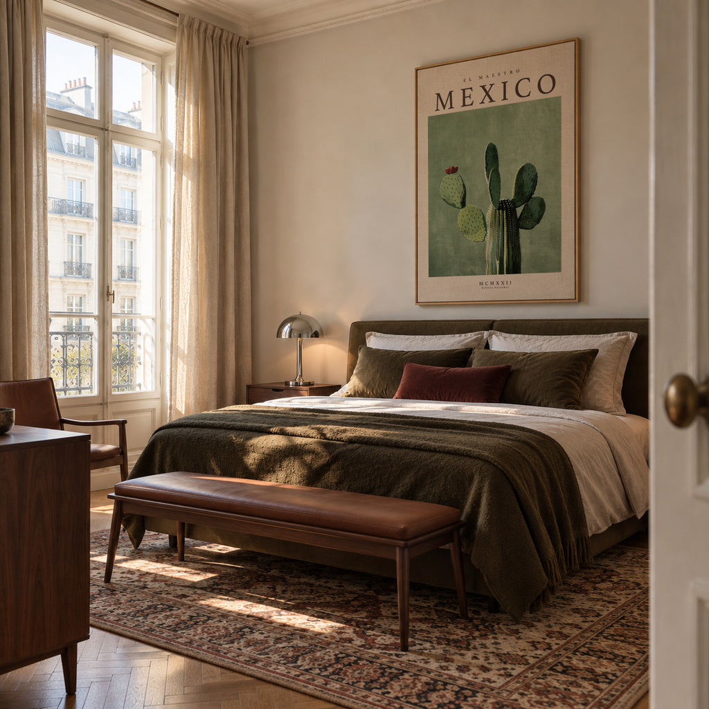 Mexico - Framed canvas in an interior