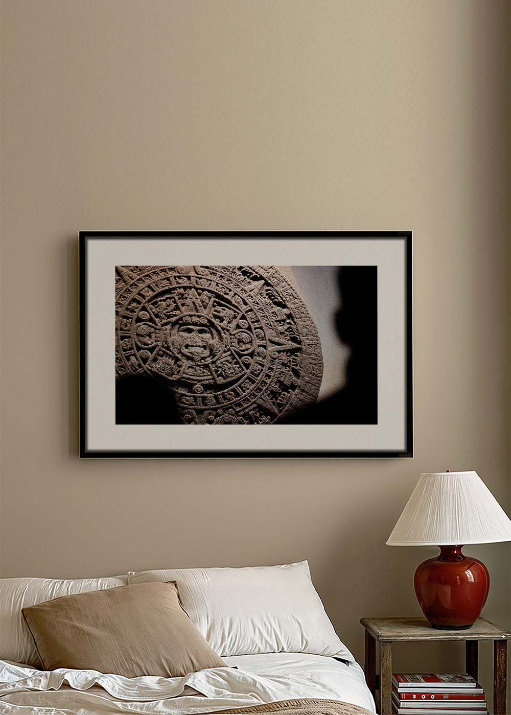 Fotografía calendario azteca en relieve – Canvas2