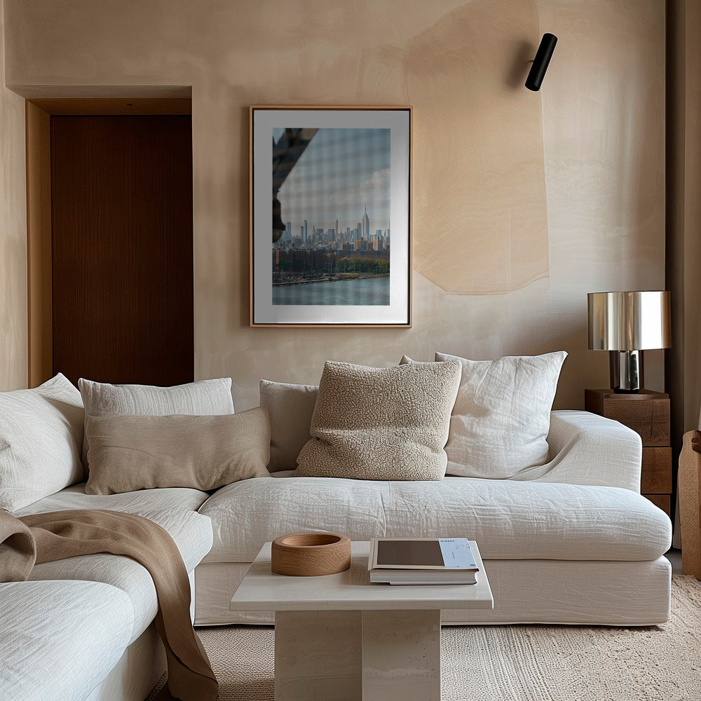 Cuadro de ciudades con skyline desde ventana – Canvas1