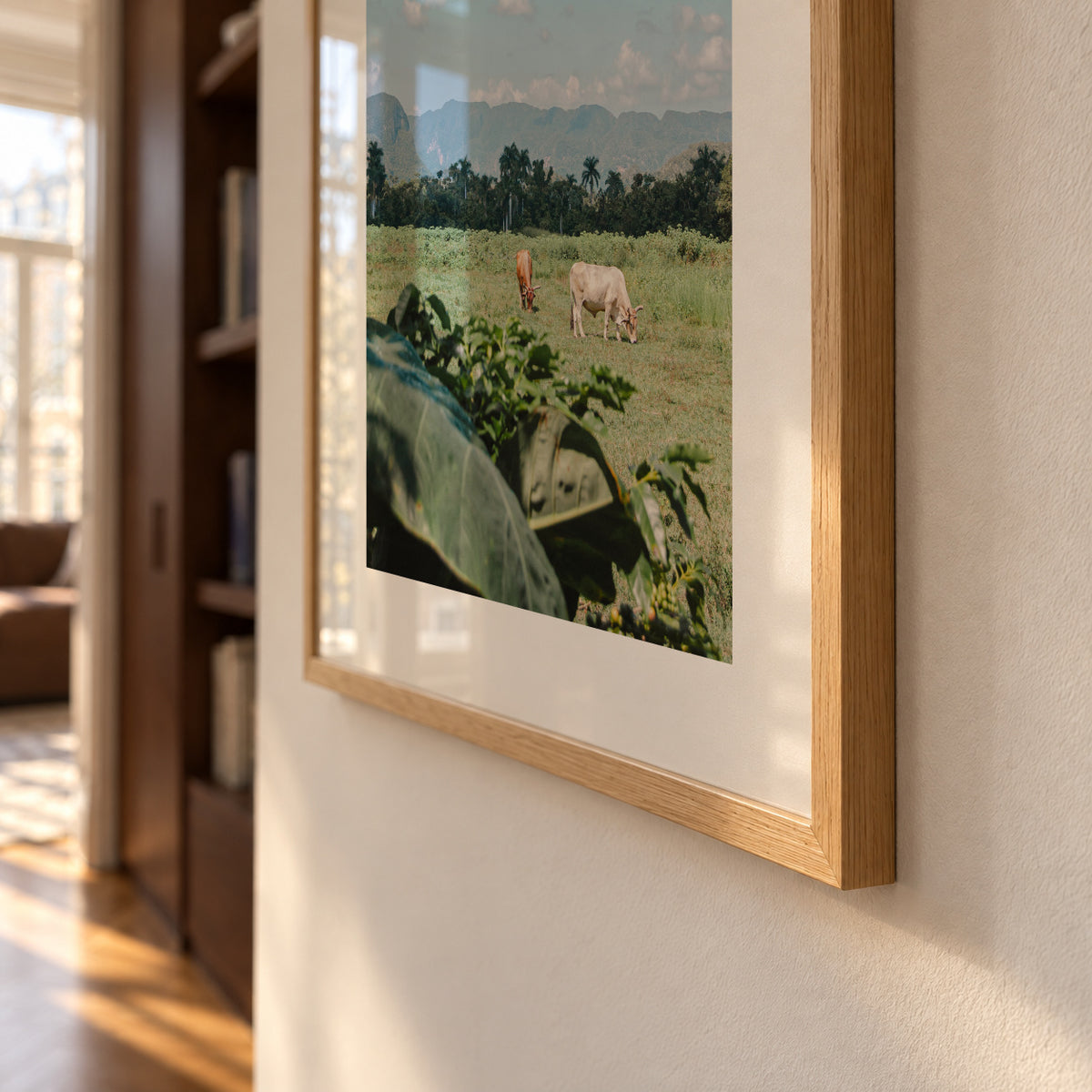 Open Fields - Framed poster detail