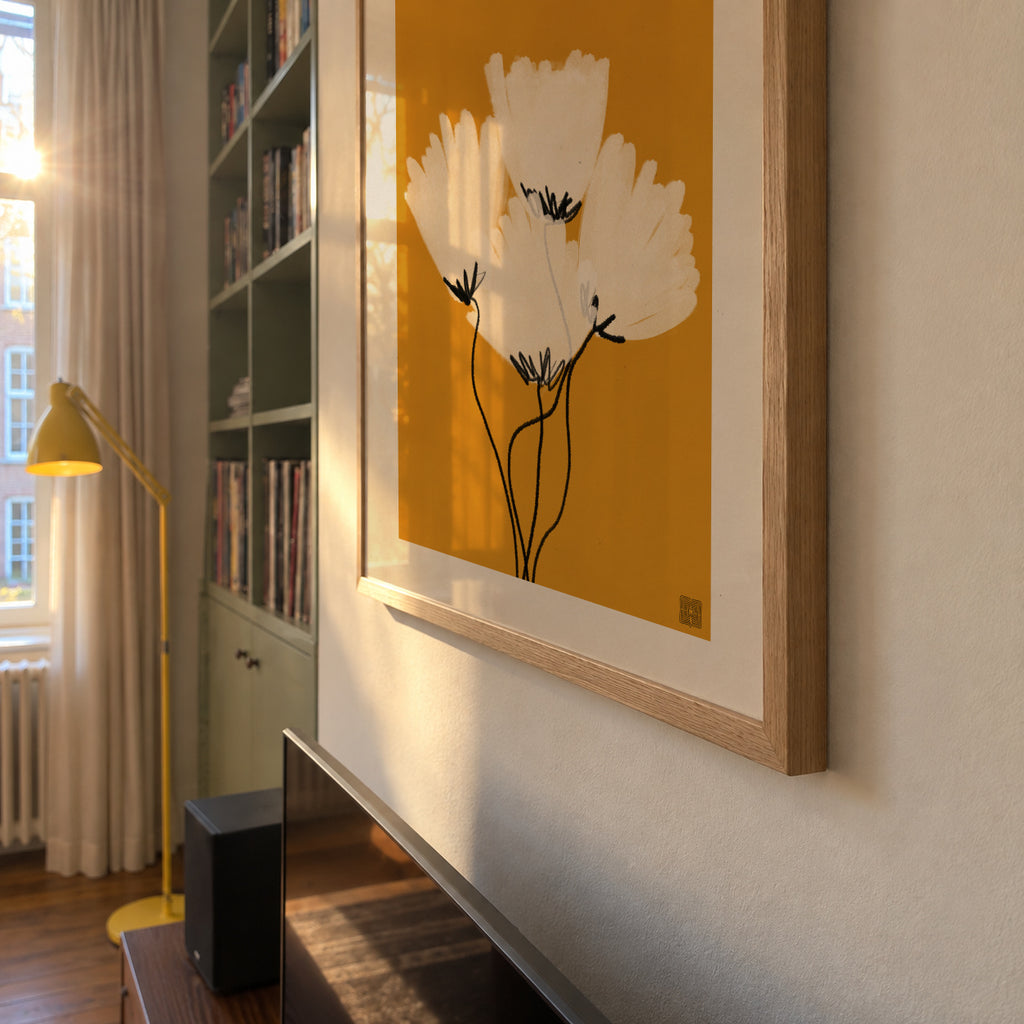 Wild Meadow Song I - Framed poster detail