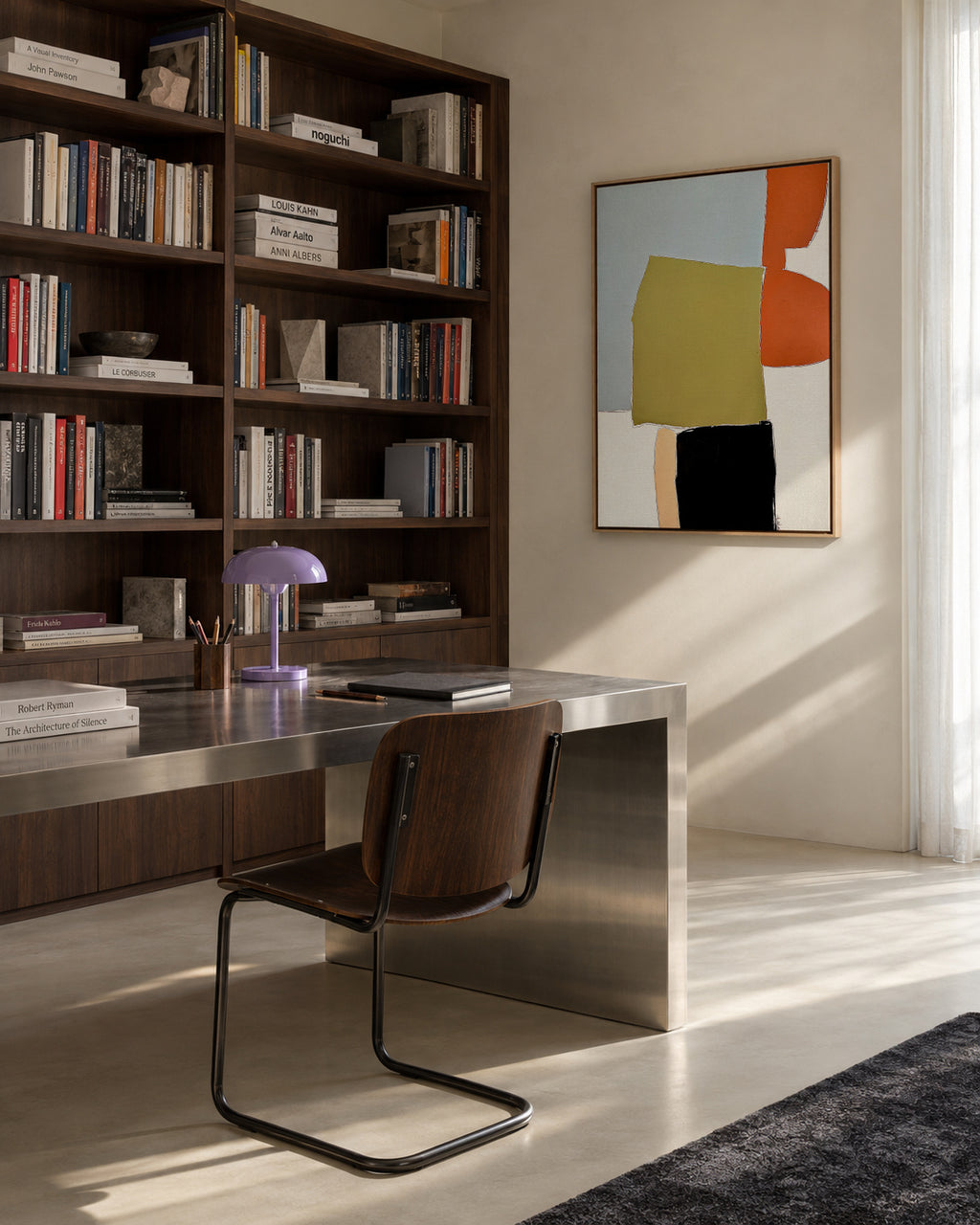 Flores - Framed canvas in an interior
