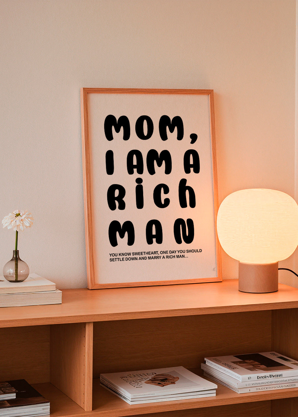 Ilustración tipográfica con texto humorístico – Product3