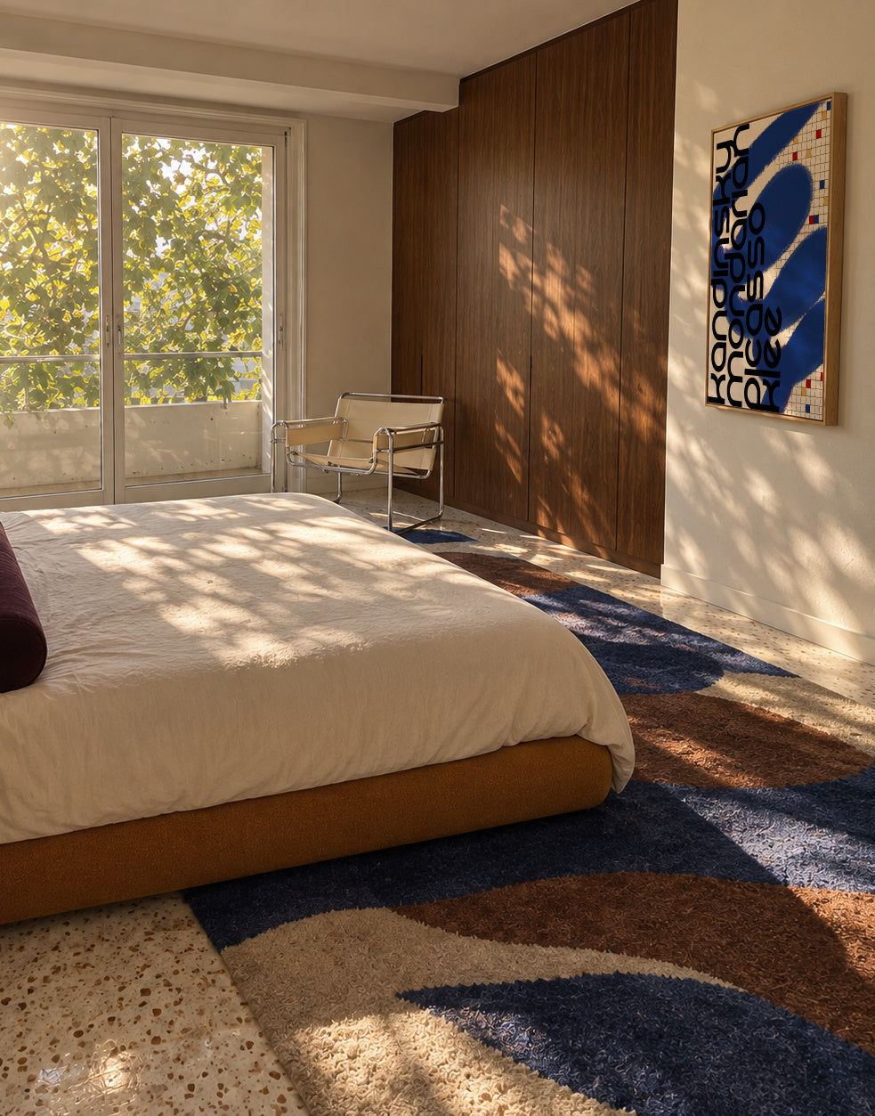 Famous Abstract Artist - Framed canvas in an interior