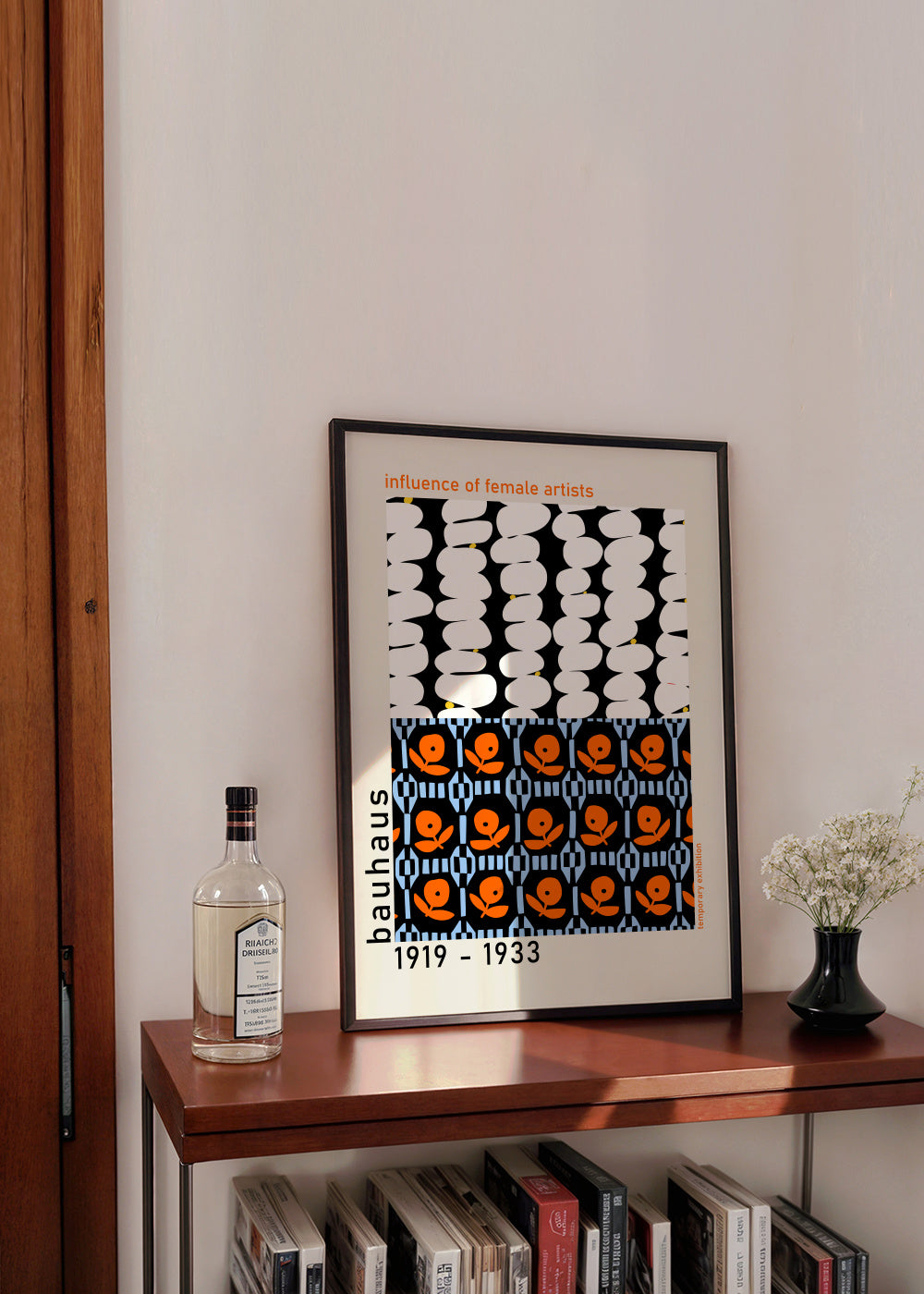 Bauhaus Female Artists - Framed poster in an interior