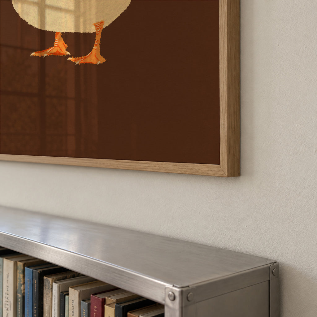 Bo the Cowboy Duck - Framed poster detail