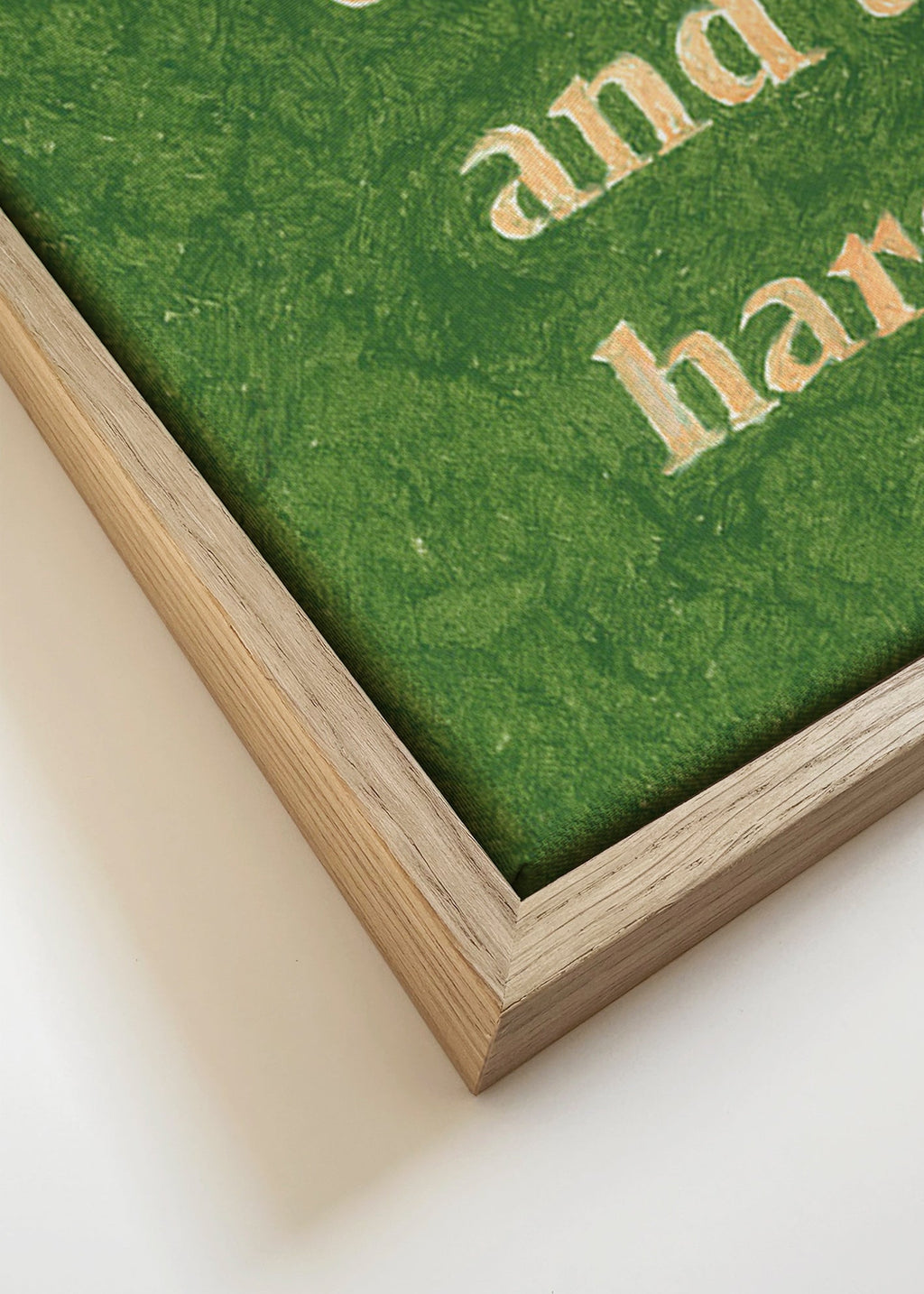 Cuadro vintage con tipografía y cita country – Canvas detail