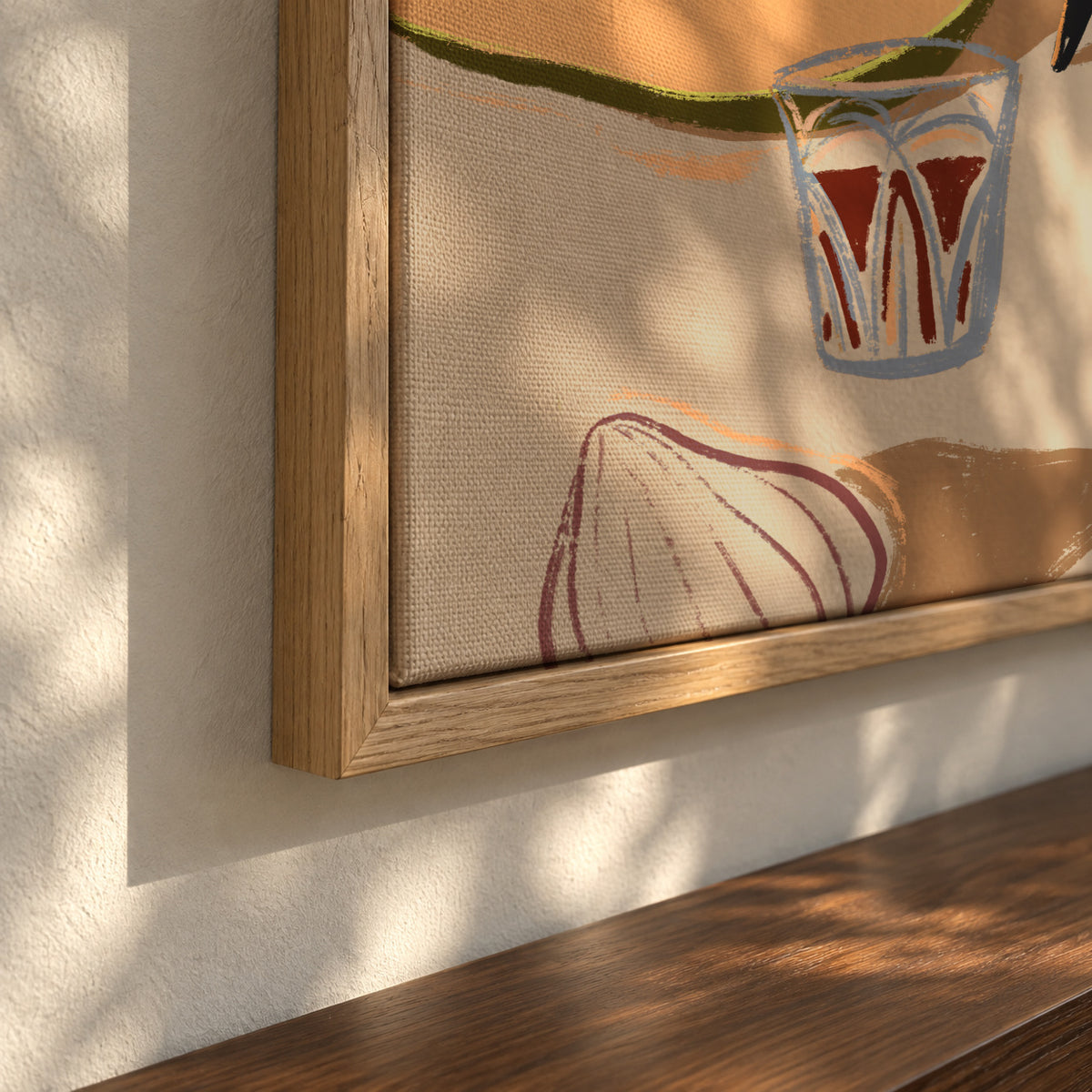 Fruitful Spread - Framed canvas detail